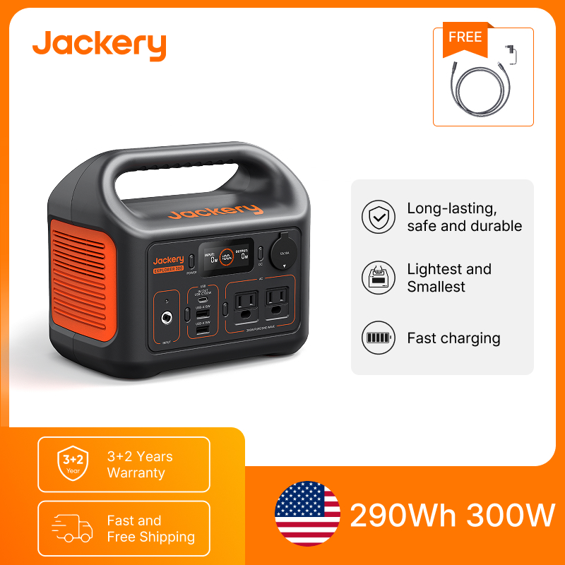 Outdoor Power Bank - Jackery Portable Power Station Explorer 300New