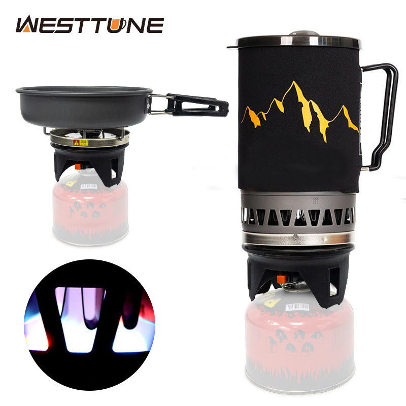 Outdoor Kitchen Power Burner - WESTTUNE Outdoor Cooking System Camping Propane