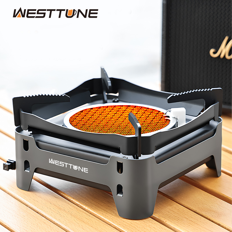 Outdoor Kitchen Power Burner - WESTTUNE Outdoor Infrared Combustion Stove Portable