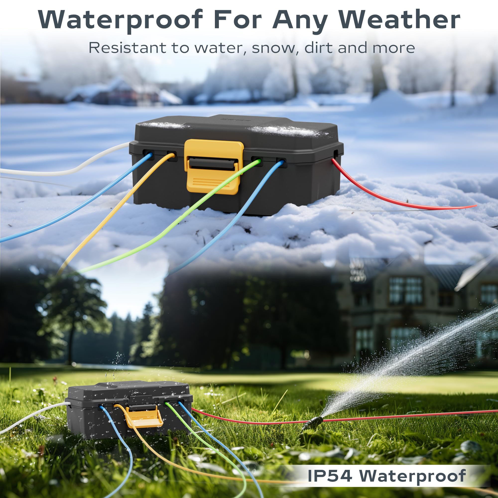 Diivoo Outdoor Waterproof Elec - Outdoor Power Inlet Box 评论和价格