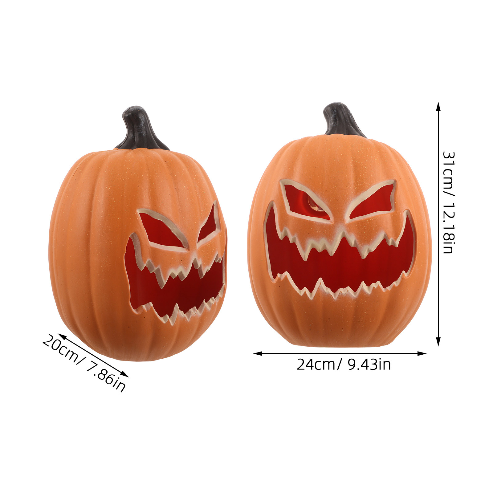 Halloween Pumpkin Lantern Holl - Outdoor Power Jack 评论和价格