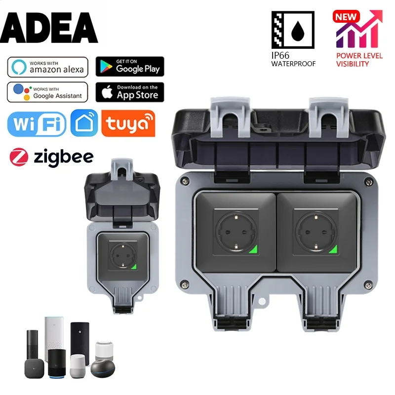 AdeaTuya Zigbee Electrical Out - Outdoor Power Outlet Not Working 评论和价格