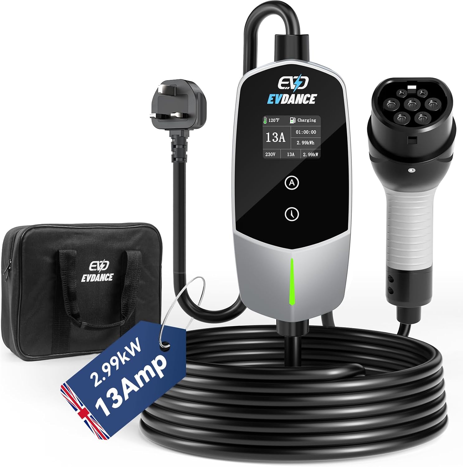 EVDANCE Portable EV Charger Ty - Outdoor Power Plug 评论和价格
