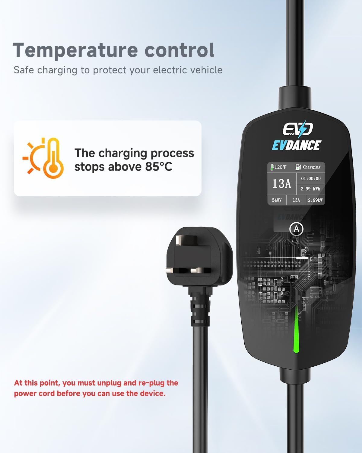 EVDANCE Portable EV Charger Ty - Outdoor Power Plug 评论和价格