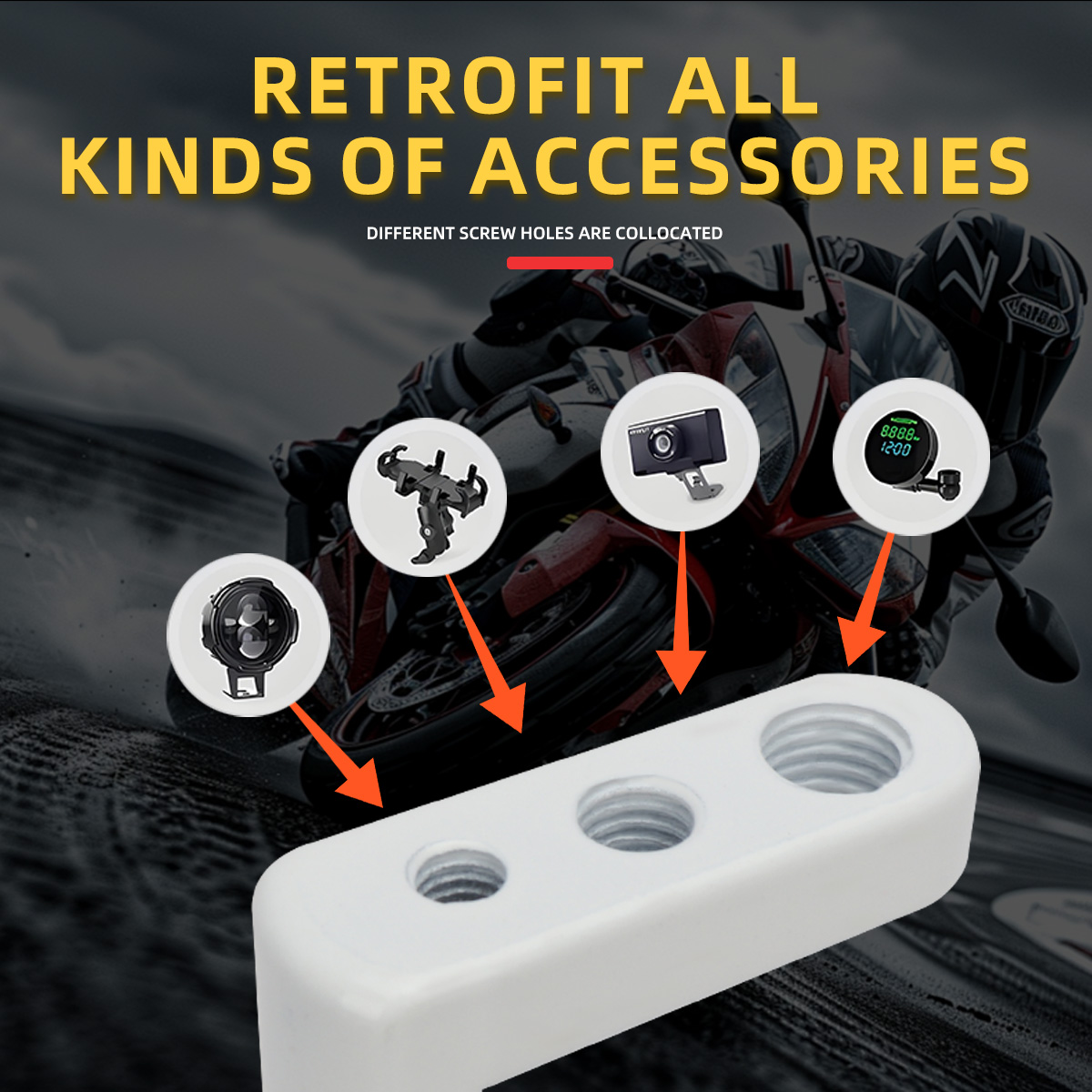 1/2Pcs Universal Car Motorcycl - Outdoor Power Products 评论和价格
