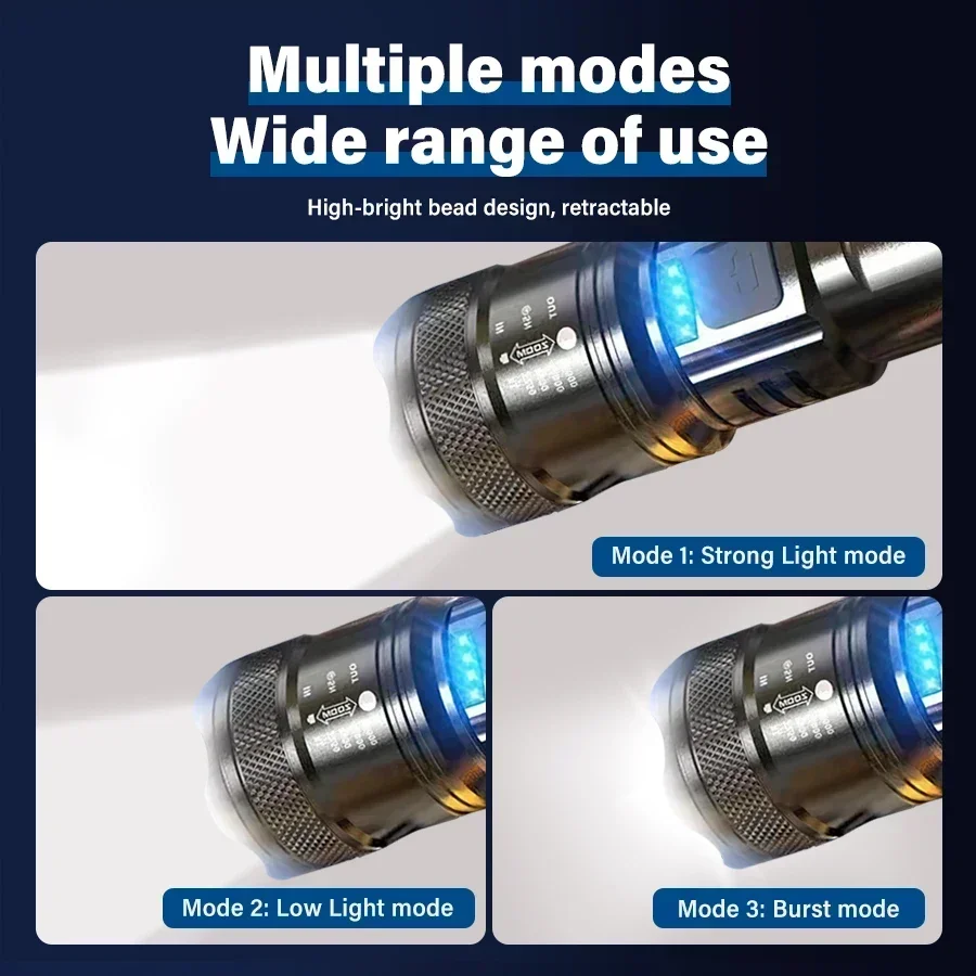 Tactical LED Flashlight 2000LM - Outdoor Power Bank 评论和价格